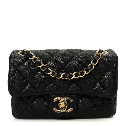 Chanel Grained Lambskin Quilted Mini Flap Black 1 of 10