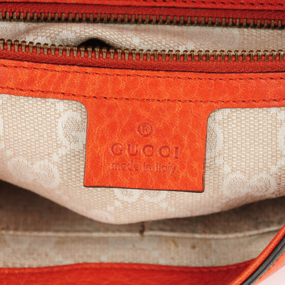 Gucci Calfskin Small Harness Shoulder Bag New Rust 6 of 7