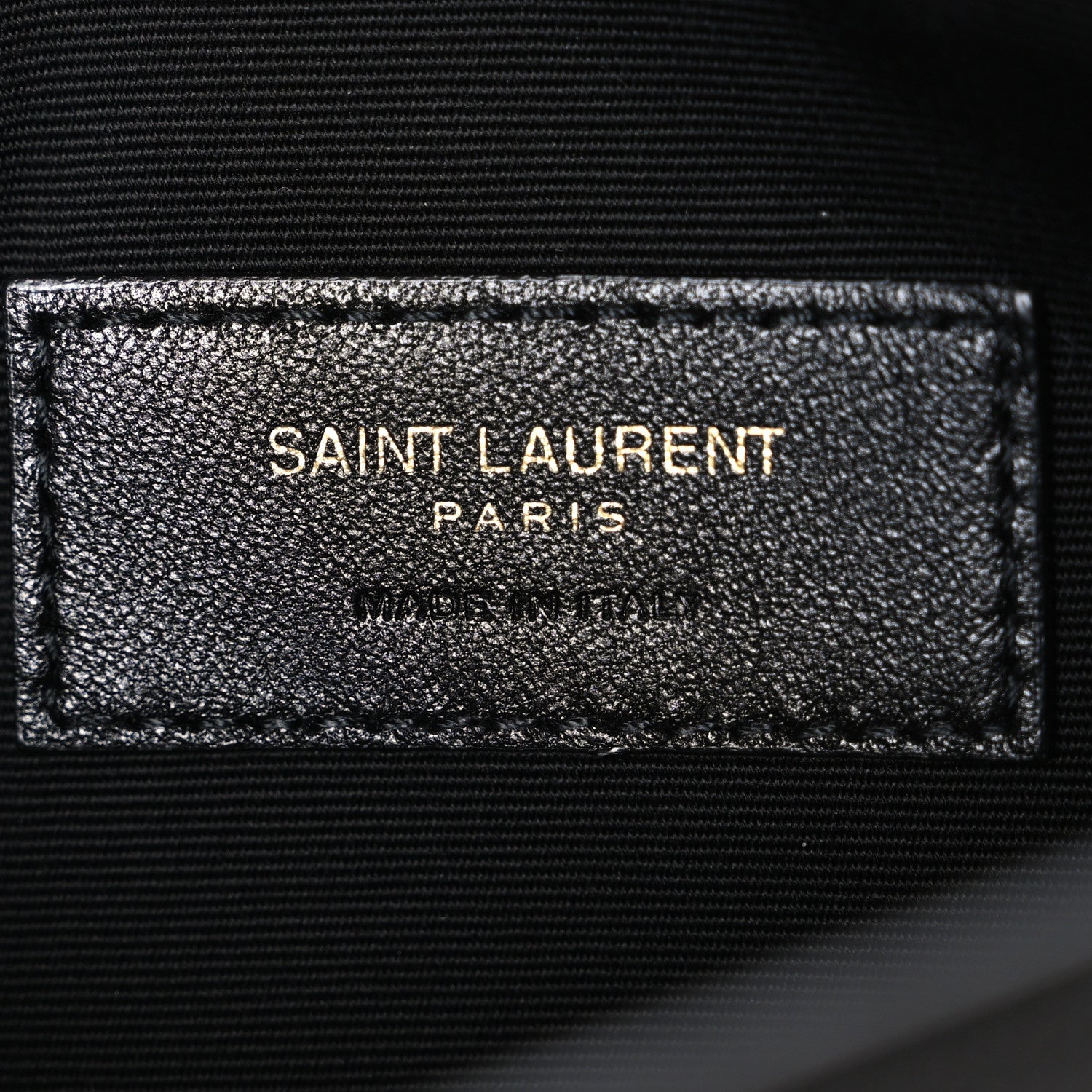 Saint Laurent Grain De Poudre Uptown Pouch Black 6 of 7