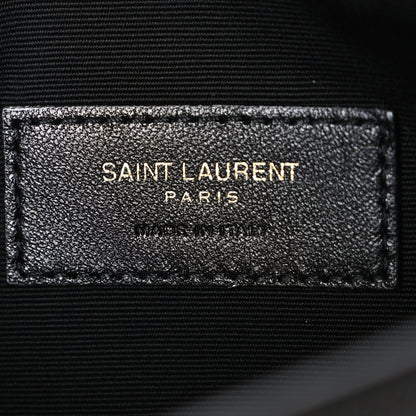 Saint Laurent Grain De Poudre Uptown Pouch Black 6 of 7