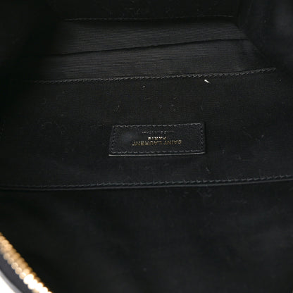 Saint Laurent Grain De Poudre Monogram Belt Bag Black 4 of 9
