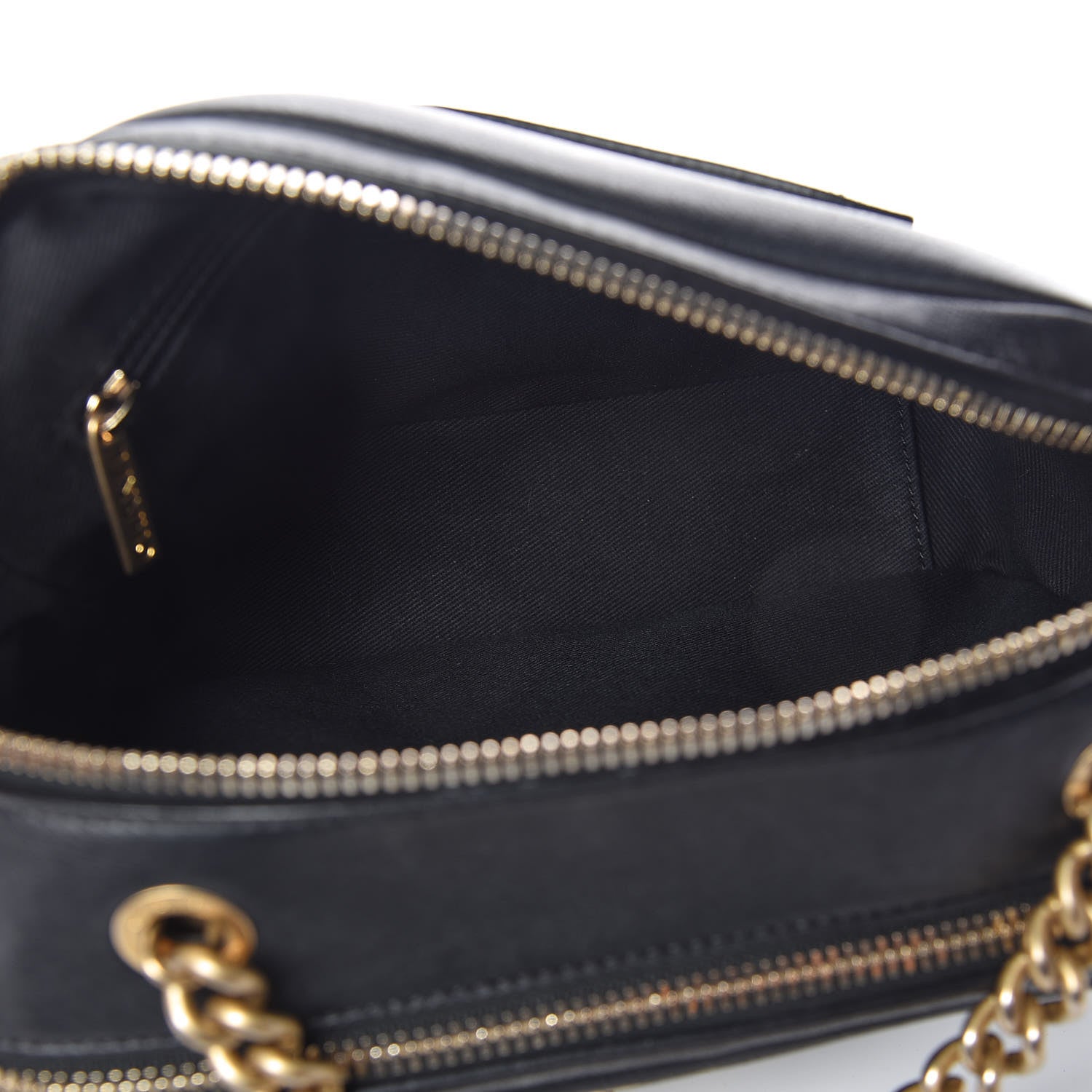 Chanel Grained Calfskin Quilted Flat Camera Case Black 5 of 12