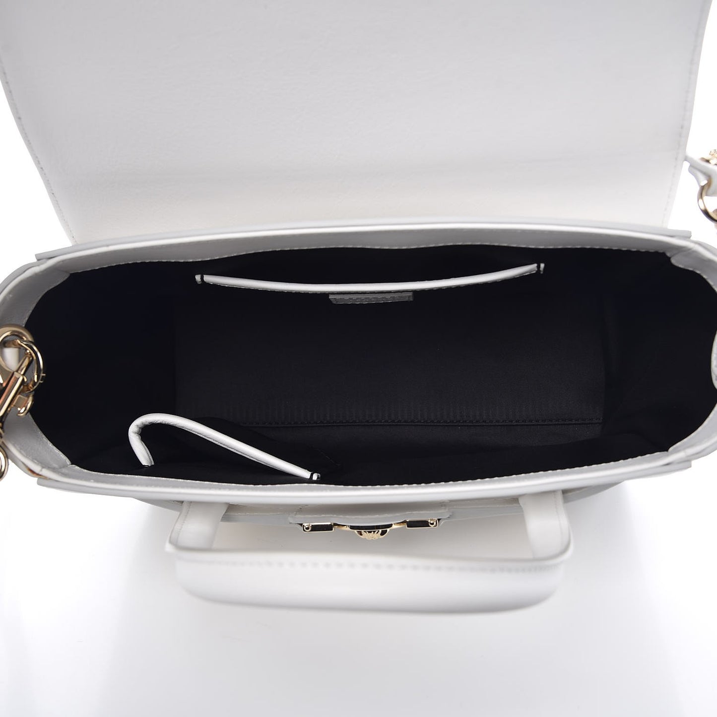 Calfskin Small Signature Bag White