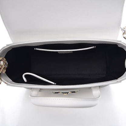 Versace Calfskin Small Signature Bag White 8 of 9