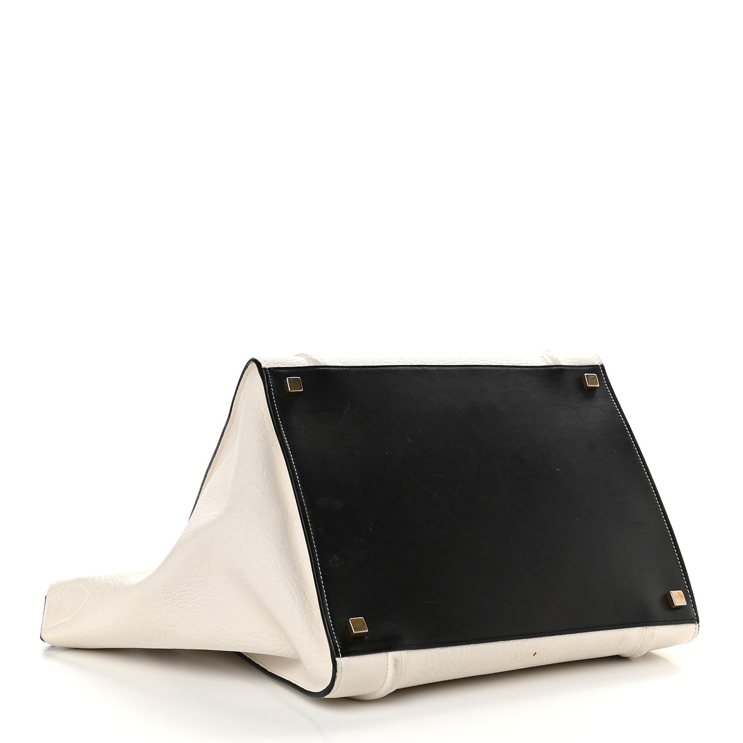 Celine Bullhide Medium Phantom Luggage White 4 of 15