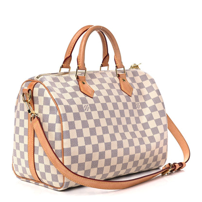 Louis Vuitton Damier Azur Speedy Bandouliere 30 3 of 13