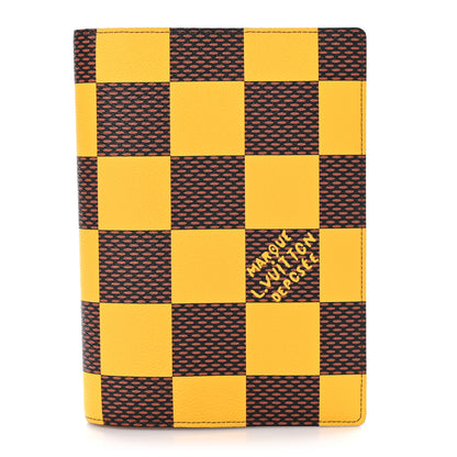 Louis Vuitton Damier Pop Auguste Notebook Cover Yellow 1 of 8