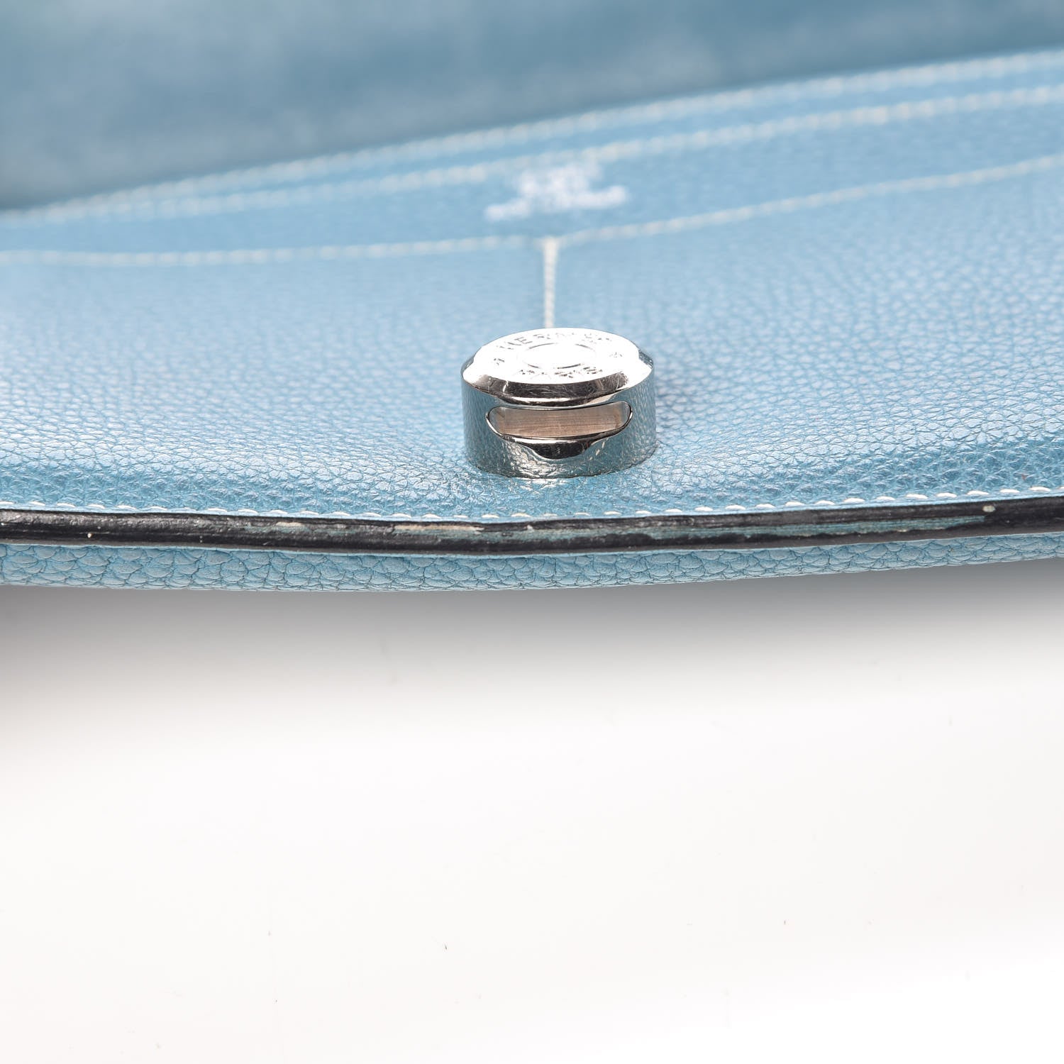Hermes Togo Dogon Duo Wallet Blue Jean 15 of 24