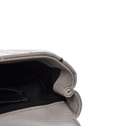 Saint Laurent Patent Chevron Classic Monogram Baby Chain Bag 9 of 14