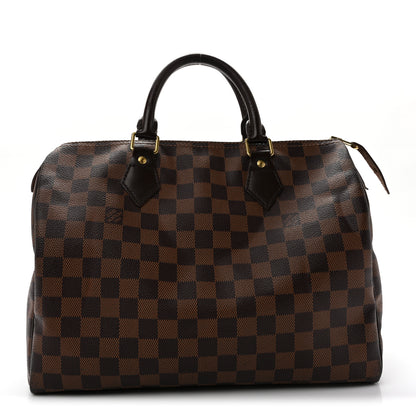 Louis Vuitton Damier Ebene Speedy 30 1 of 15