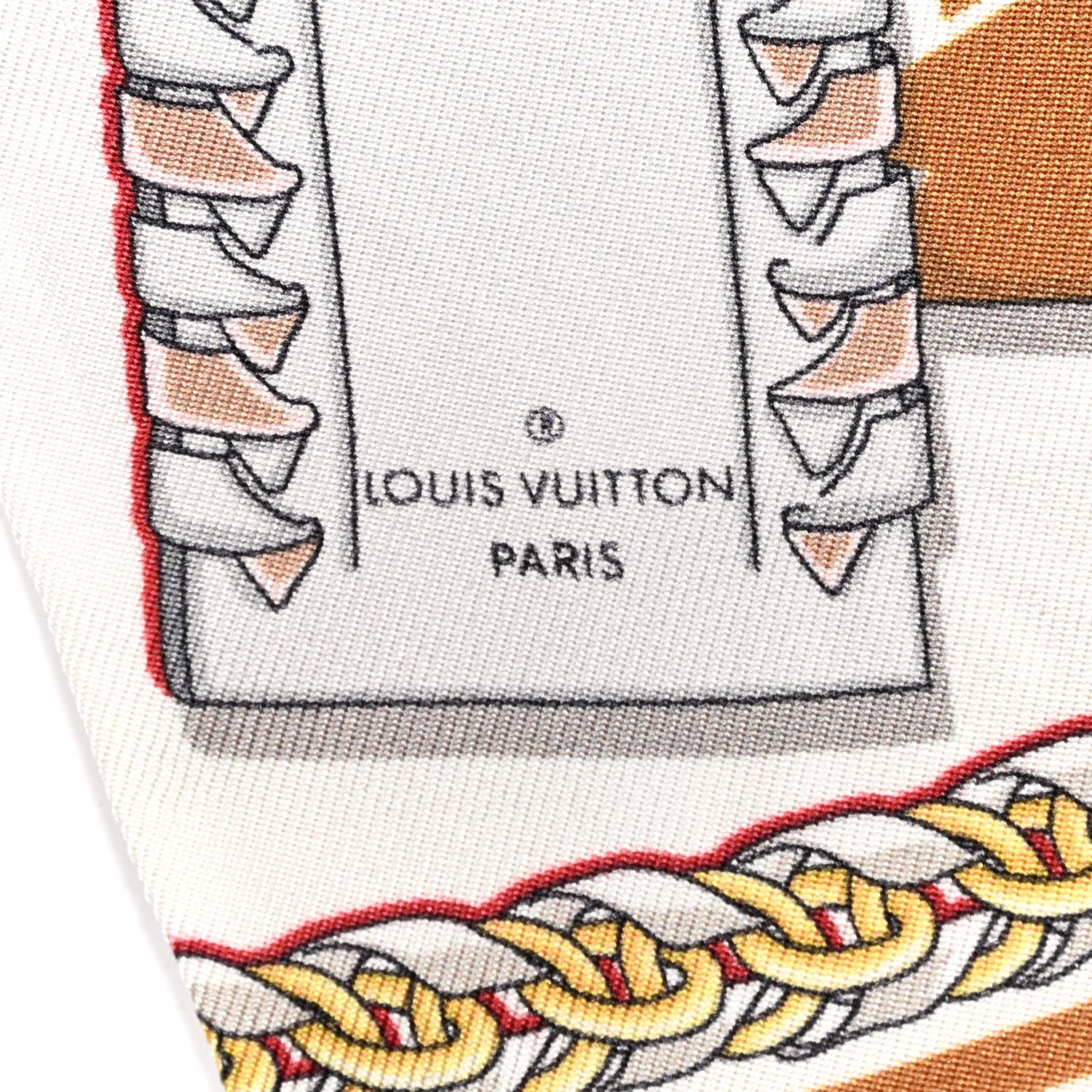 Louis Vuitton Silk Mix And Straps Bandeau Brown 3 of 3