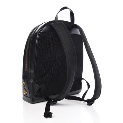 Gucci Calfskin Animal Studs Medium Day Backpack Black 3 of 9