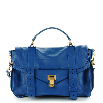 Proenza Schouler Lambskin Medium PS1 Satchel Peacock 1 of 9