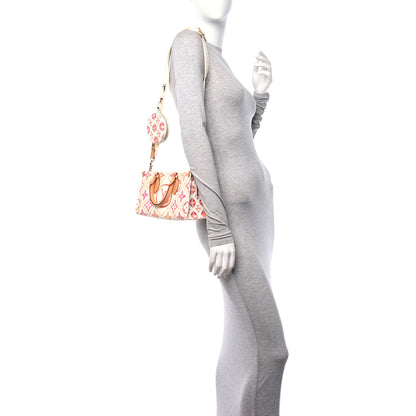 Louis Vuitton Monogram Tiles By The Pool OnTheGo East West Coral 2 of 12