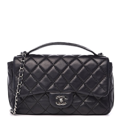 Chanel Lambskin Quilted Medium Easy Carry Flap Black 1 of 18