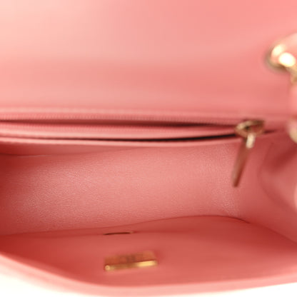 Chanel Lambskin Quilted Mini Square Flap Pink 5 of 10