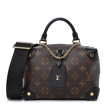 Louis Vuitton Monogram Petite Malle Souple Black 1 of 10