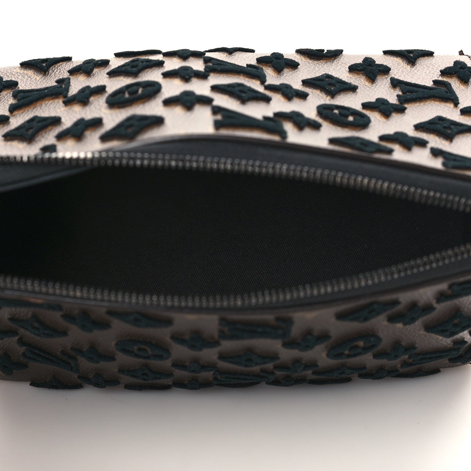 Louis Vuitton Monogram Tuffetage Triangle Messenger Black 5 of 7