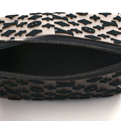 Louis Vuitton Monogram Tuffetage Triangle Messenger Black 5 of 7