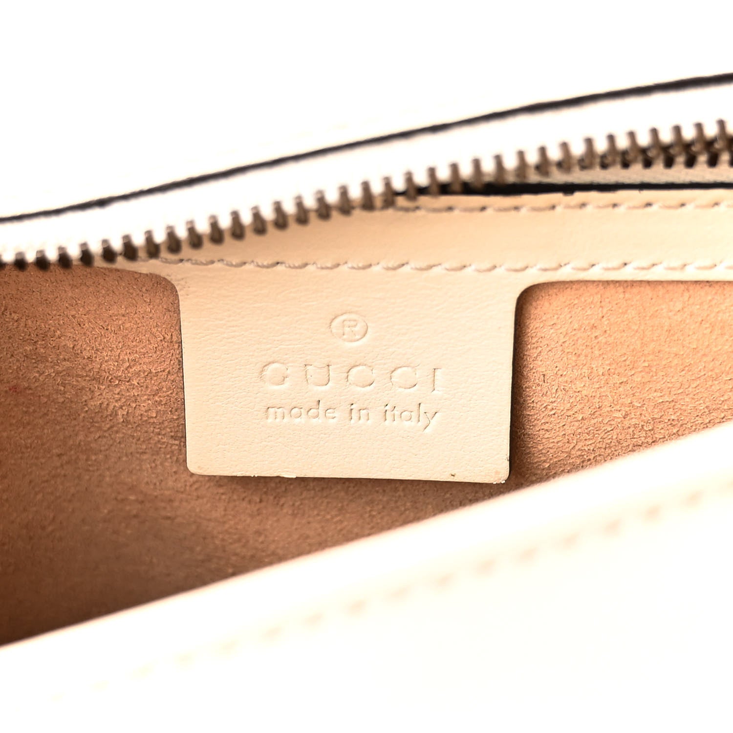 Gucci Calfskin Matelasse Small GG Marmont Top Handle Shoulder Bag White 6 of 10