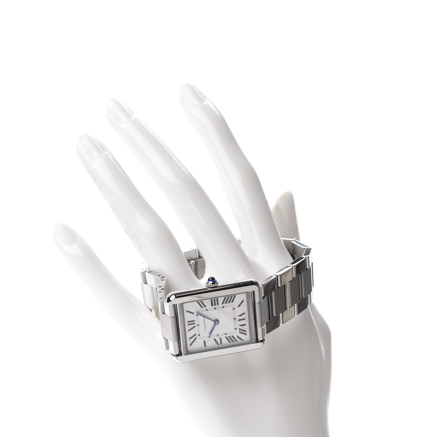 Cartier Stainless Steel 27mm Tank Solo Quartz Watch 2 of 7