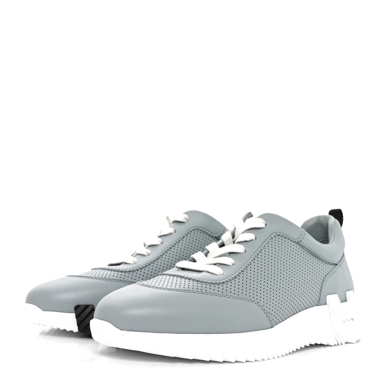 Hermes Calfskin Bouncing Sneakers 38 Bleu Glacier 4 of 8