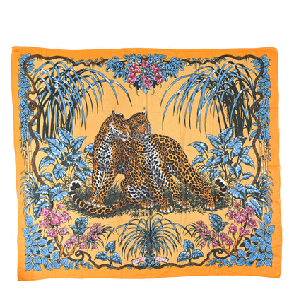 Hermes Silk Jungle Love Rainbow Shawl 1 of 3