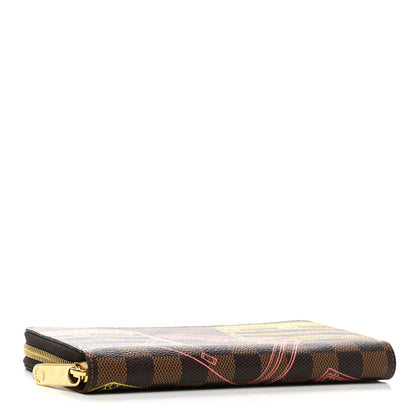 Louis Vuitton Damier Ebene 2014 Christmas Animation Zippy Wallet 4 of 8