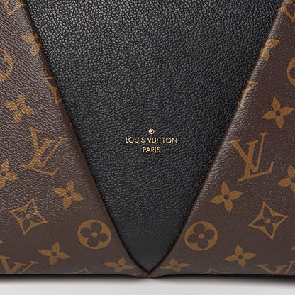 Louis Vuitton Monogram V Tote MM Black 10 of 11
