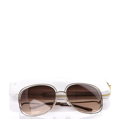 Chloe Oversized Round Sunglasses CE126S Gold 8 of 8