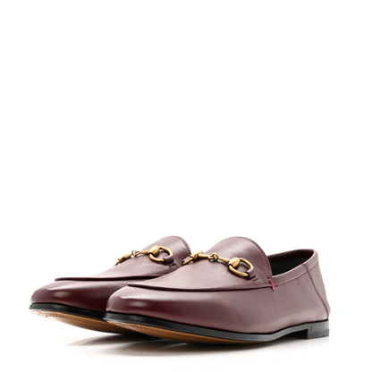 Gucci Lambskin Womens Brixton Horsebit Loafers 36.5 Vintage Bordeaux 8 of 20