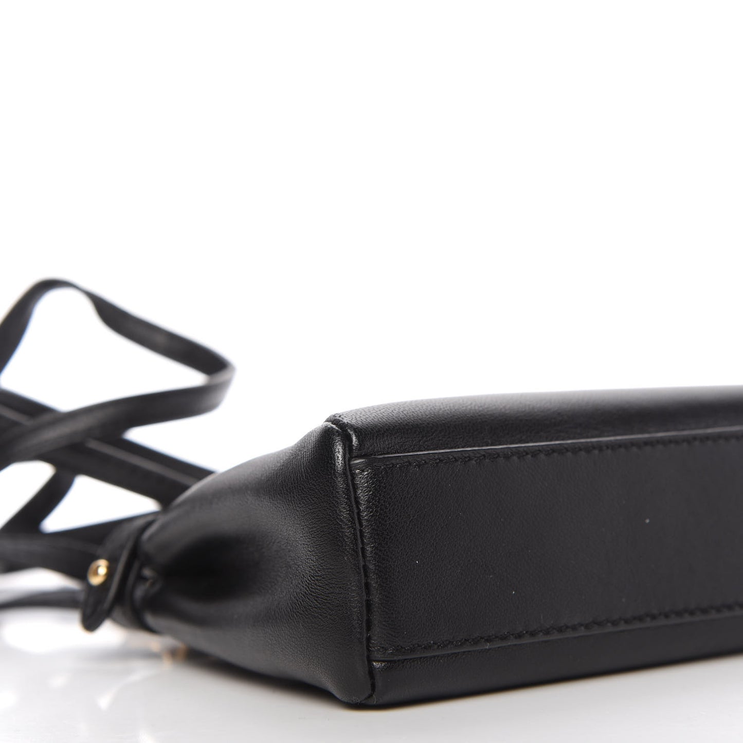 Nappa Micro Peekaboo Iconic Satchel Black