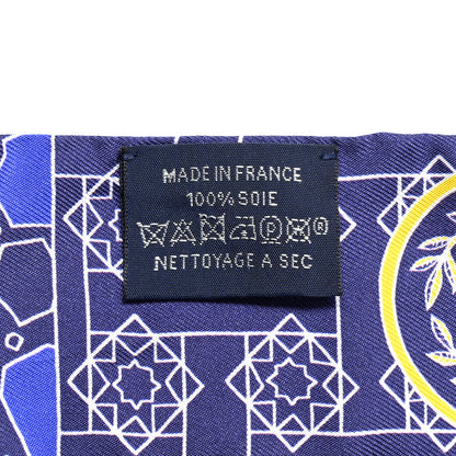 Hermes Silk La Danse Des Amazones Twilly Indigo Jaune Multicolor 3 of 4
