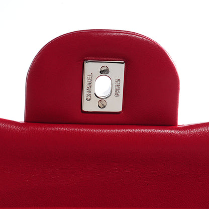 Chanel Lambskin Jumbo Double Flap Red 5 of 8