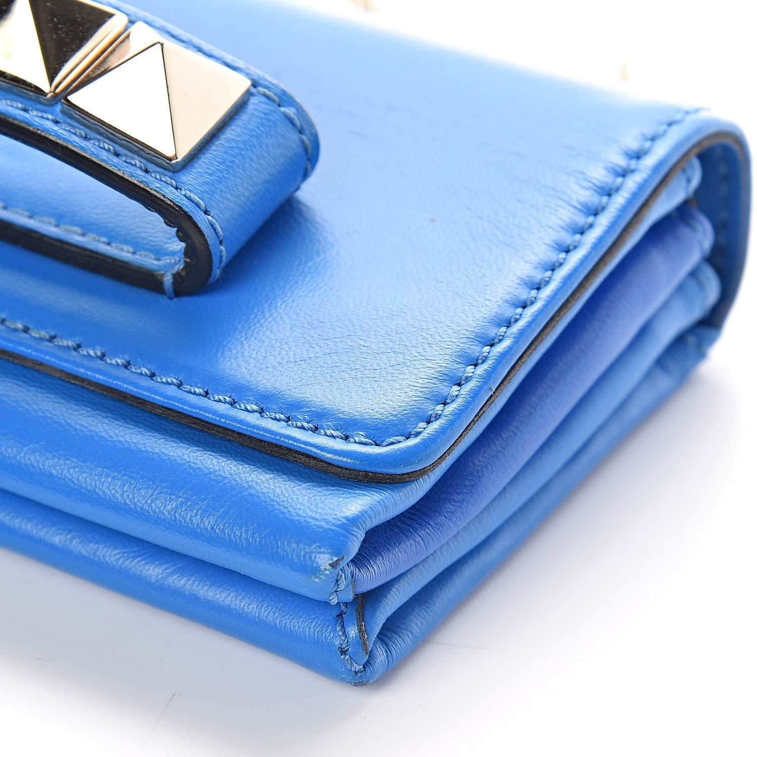 Valentino Garavani Nappa Mini Va Va Voom Shoulder Bag Blue Fluo 8 of 8
