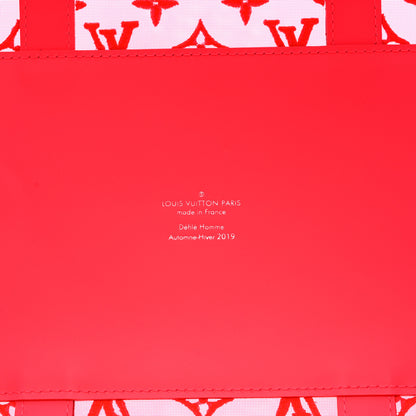 Louis Vuitton Monogram Fluo See Through Keepall Bandouliere 50 Rose 6 of 11