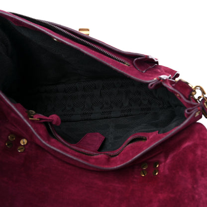 Proenza Schouler Suede Medium PS1 Satchel Raspberry 5 of 13