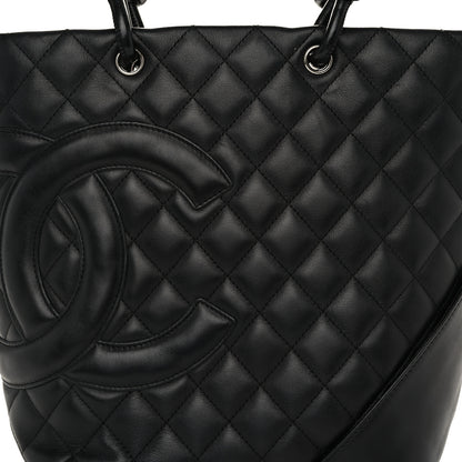 Chanel Calfskin Quilted Medium Cambon Tote Black 8 of 10