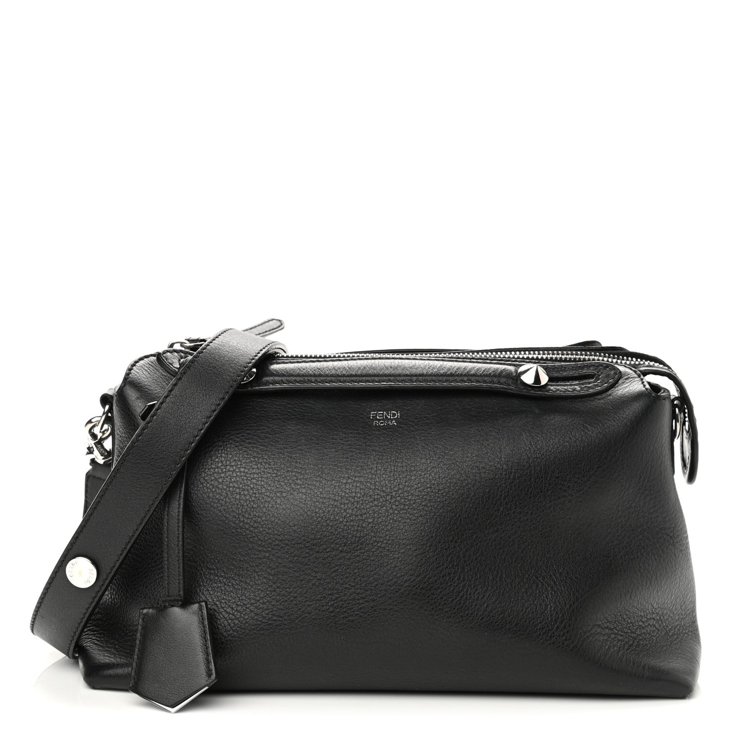 Vitello Dolce Medium By The Way Boston Bag Black