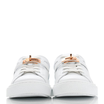 Hermes Calfskin Day Sneakers 37.5 White 2 of 9