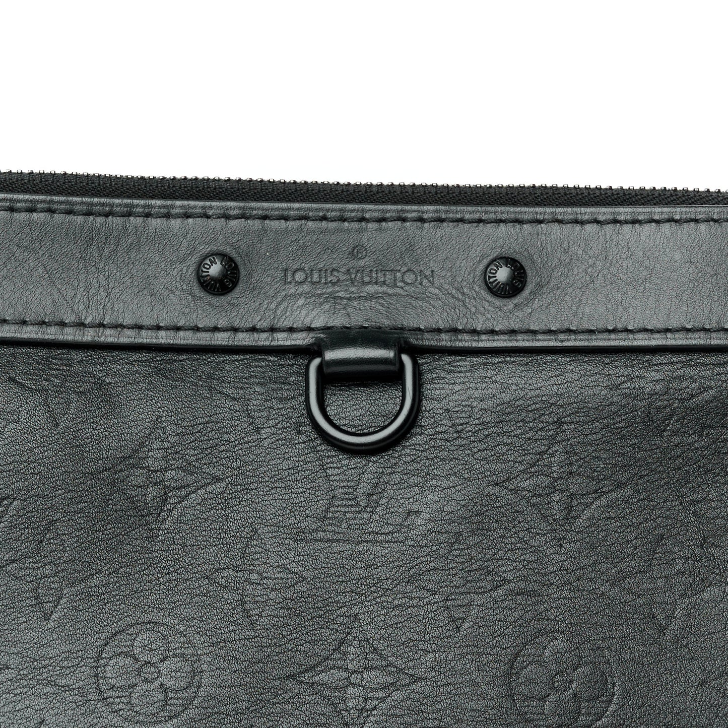 Calfskin Monogram Shadow Discovery Pochette Black