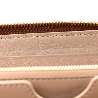 Chloe Grained Calfskin Marcie Long Zip Around Wallet Tan 6 of 7