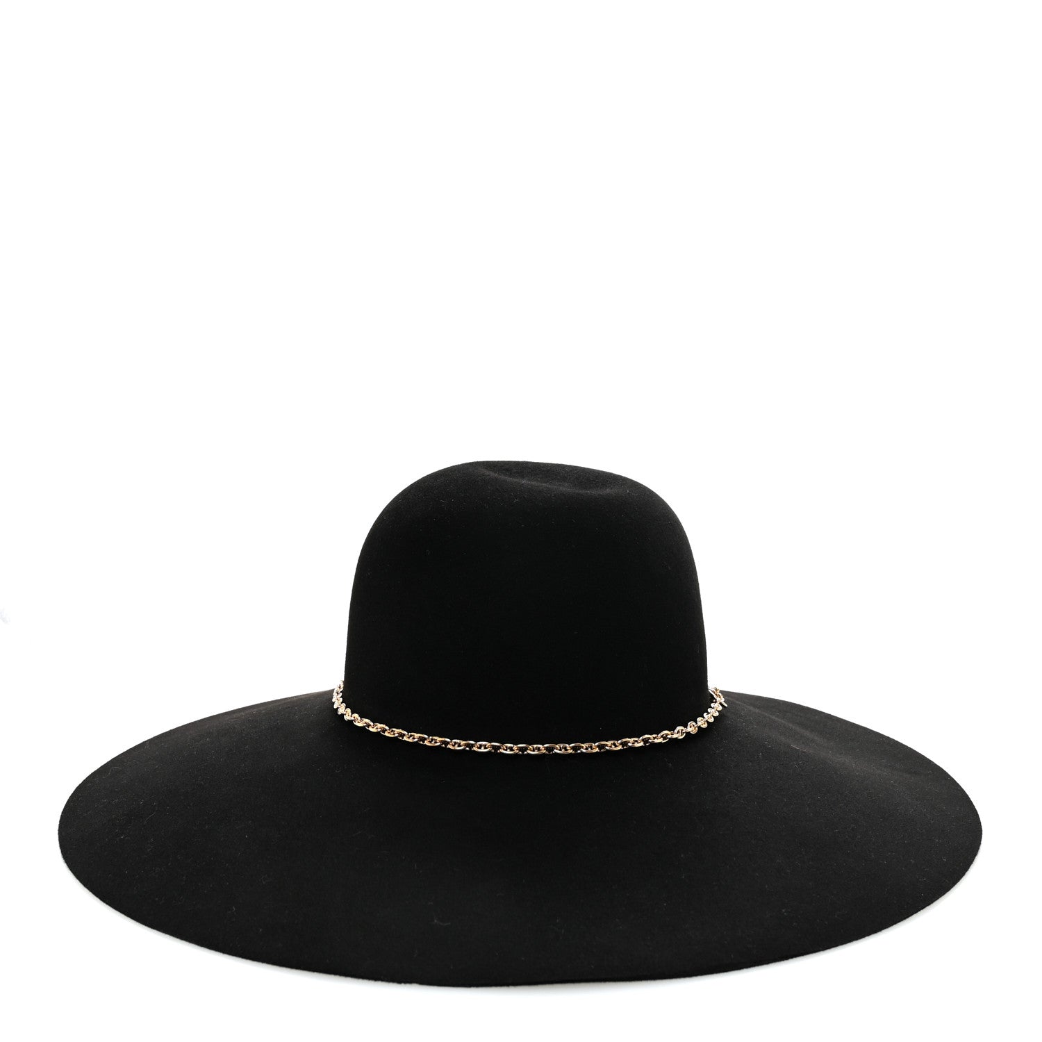 Hermes Beaver Felt Bruna Chaine d'Ancre Hat 58 Black 7 of 12