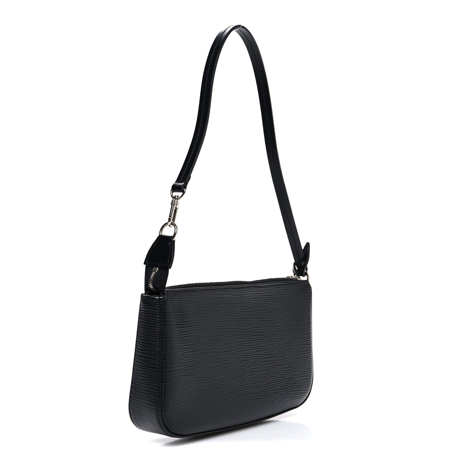 Louis Vuitton Epi Pochette Accessories NM Black 3 of 9