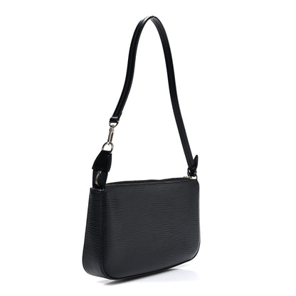 Louis Vuitton Epi Pochette Accessories NM Black 3 of 9