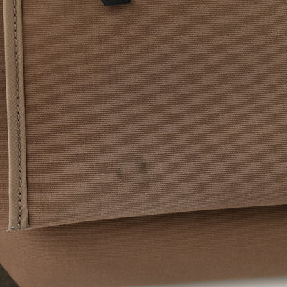 Hermes Toile Officier Vache Hunter Herbag Zip 31 PM Etoupe Bleu Indigo Etoupe Black 12 of 15