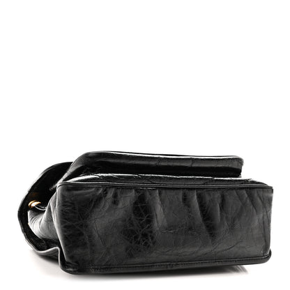 Saint Laurent Crinkled Calfskin Matelasse Monogram Medium Niki Chain Satchel Black 4 of 10