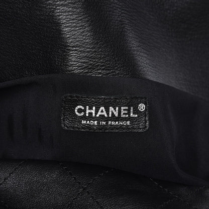 Chanel Calfskin Stitched Large Tote Black 7 of 10