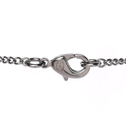 Chanel Baguette Crystal Large CC Necklace Silver Black 4 of 4