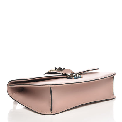 Valentino Garavani Vitello Medium Glam Lock Rockstud Flap Poudre 4 of 7